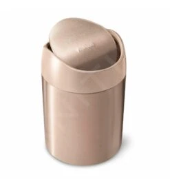 Simplehuman Poubelles - Mini Poubelle De Table, 1,5 L, Rose Gold CW2085