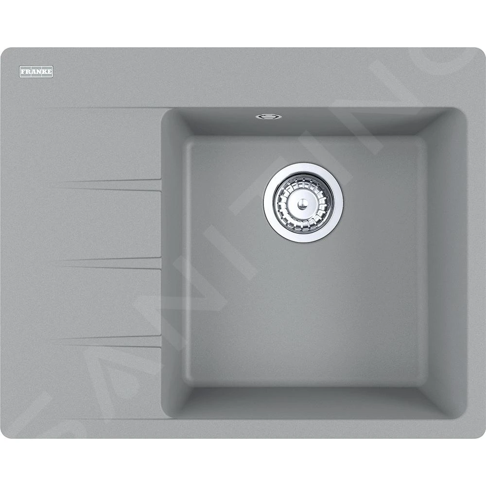 Franke Colonnes - Set G222, évier En Fragranit CNG 611-62 TL / 7 Et Mitigeur FP 0408.031, Pierre Grise / Chrome 114.0650.768 6 Franke Colonnes - Set G222, évier En Fragranit CNG 611-62 TL / 7 Et Mitigeur FP 0408.031, Pierre Grise / Chrome 114.0650.768 – Image 4