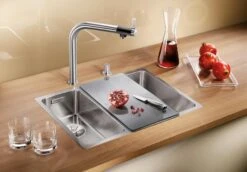 Blanco Andano 340/180 - Évier, 585x440 Mm, Inox 522973 -Cuisine Articles Magasin ce65cb4527152964b16a3f0f