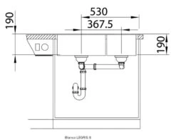 Blanco Legra 8 - Évier En Silgranit, 780x500 Mm, Blanc 526226 -Cuisine Articles Magasin cecd9d53dafa439b10e5f853 1
