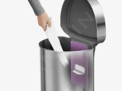 Simplehuman Poubelles - Poubelle Sans Contact Avec Commande De Mouvement , 45 L, Inox Brossé ST2009 17 Simplehuman Poubelles - Poubelle Sans Contact Avec Commande De Mouvement , 45 L, Inox Brossé ST2009 -Cuisine Articles Magasin cf7687e18f43267f8ad09e12