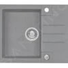 Alveus Rock - Évier En Granit 595x475 Mm, Avec Commande De Vidage, Concrete 1122741