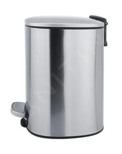 Nimco Poubelles - Poubelle, 5 L, Inox Mat KOS 9005-10 -Cuisine Articles Magasin d23ef4a1b224f4a3809f9021