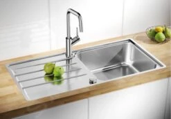 Blanco Lemis XL 6 - Évier 1000x500 Mm, Avec Commande Excentrique, Inox Brossé 523035 -Cuisine Articles Magasin d26ce592b1a8d7aa09e03b3b