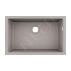 Hansgrohe Éviers - Evier Encastré Granit S510-U660, Béton Gris 43432380