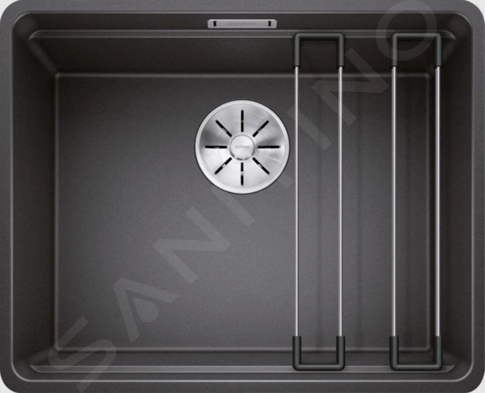 Blanco Etagon 500 - Évier En Silgranit, 527x427 Mm, Avec Rails, Anthracite 526343 3 Blanco Etagon 500 - Évier En Silgranit, 527x427 Mm, Avec Rails, Anthracite 526343