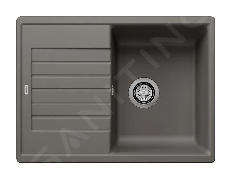 Blanco Zia 45 - Évier En Silgranit, 680x500 Mm, Gris 527380 3 Blanco Zia 45 - Évier En Silgranit, 680x500 Mm, Gris 527380