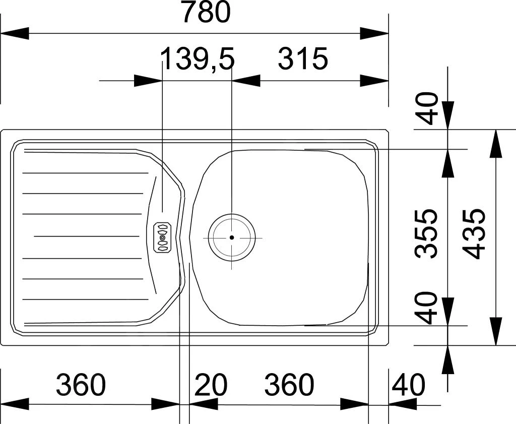 Franke Colonnes - Kit De Cuisine N49, évier En Inox ETN 614 6/4" NOVA + Robinet FC 9547, Chrome 101.0366.098 4 Franke Colonnes - Kit De Cuisine N49, évier En Inox ETN 614 6/4" NOVA + Robinet FC 9547, Chrome 101.0366.098 – Image 2