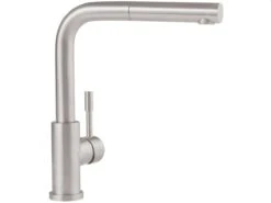 Villeroy & Boch Steel Shower - Mitigeur D&apos;évier Avec Bec Extractible, Inox 969701LC