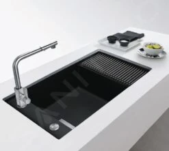 Franke Fresno - Évier En Fragranit FSG 211, 860x458 Mm, Onyx 135.0539.538 -Cuisine Articles Magasin d885c0bc4274a1241f78ff16