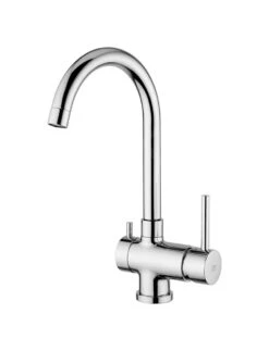 Paffoni Stick - Mitigeur D'évier Avec Vanne D'arrêt, Chrome SK184CR