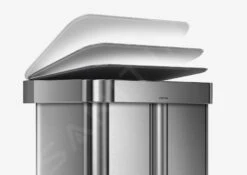 Simplehuman Poubelles - Poubelle De Tri Sélectif, Poche Pour Sacs, 58 L, Inox Brossé CW2025 -Cuisine Articles Magasin d9081d4951190162e8bdecca