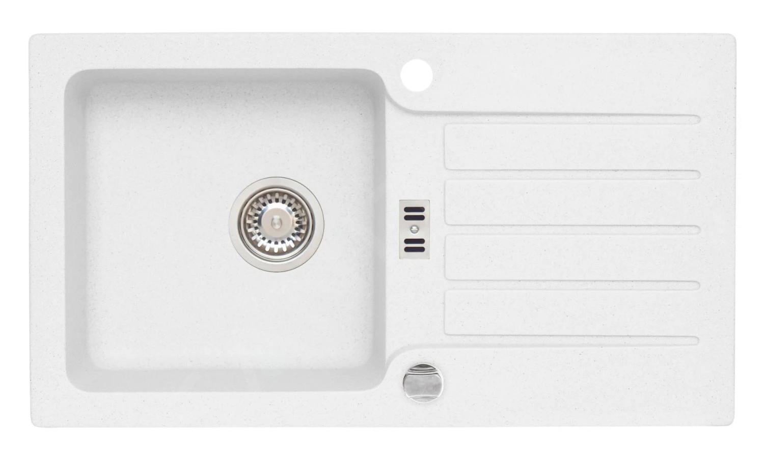 Alveus Niagara - Évier En Granit 775x430 Mm, Avec Commande De Vidage, Arctique 1100886 3 Alveus Niagara - Évier En Granit 775x430 Mm, Avec Commande De Vidage, Arctique 1100886