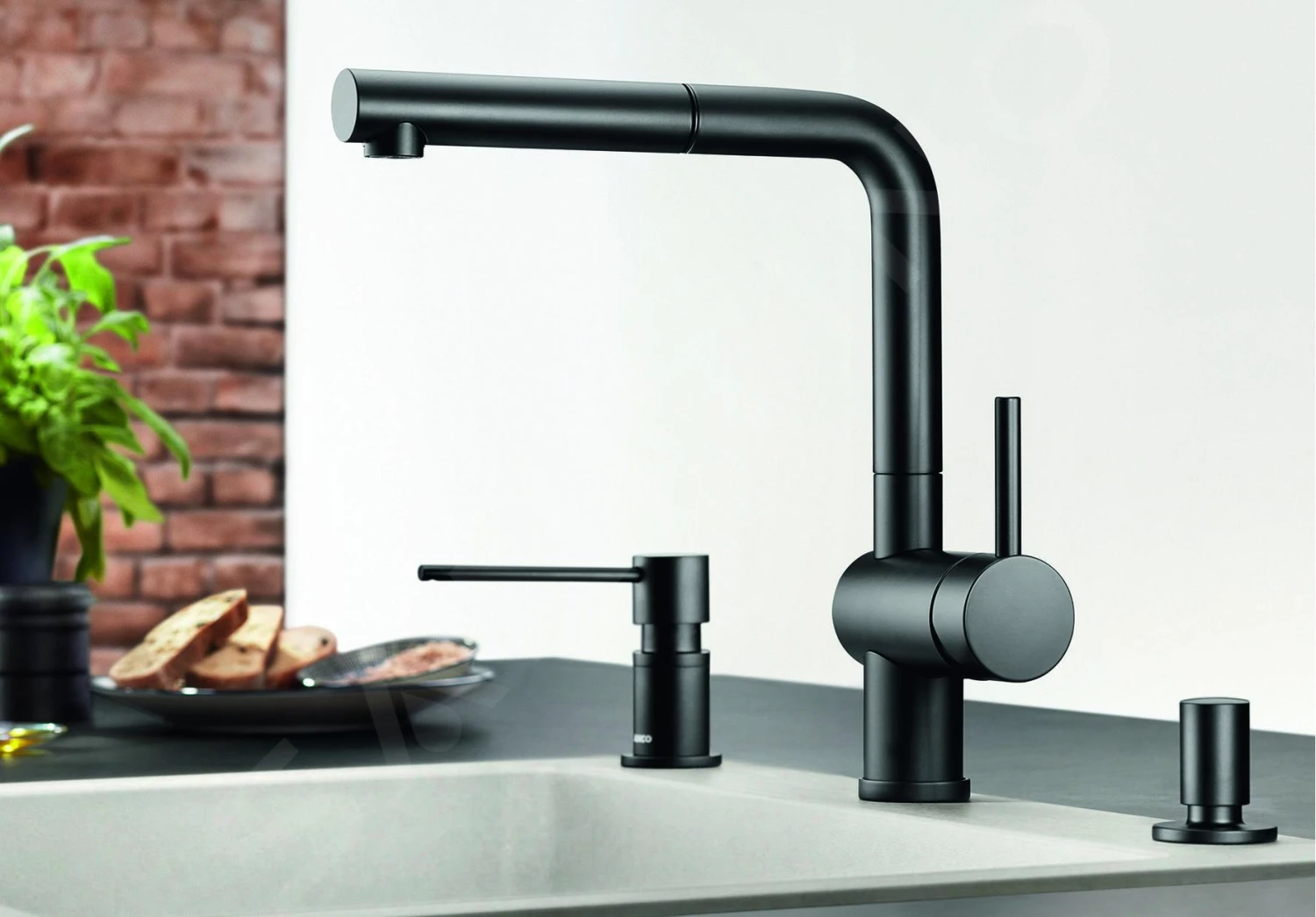 Blanco Linus S - Mitigeur D'évier Avec Bec Extractible, Noir Mat 525807 6 Blanco Linus S - Mitigeur D'évier Avec Bec Extractible, Noir Mat 525807 – Image 4