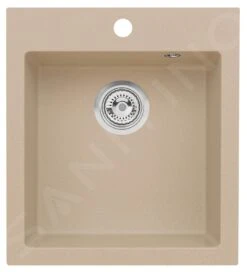 Alveus Cortina - Évier En Granit 450x500 Mm, Beige 1133431