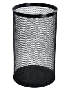 Sanela Paniers Métalliques - Poubelle, 32 L, Noire SLZN 98E