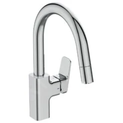 Ideal Standard CeraPlan - Mitigeur D&apos;évier Avec Bec Extractible, Chrome BD337AA