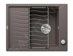 Blanco Elon 45 - Évier En Silgranit, 650x500 Mm, Avec Commande De Vidage Et Accessoires, InFino, Gris 527251 -Cuisine Articles Magasin dc48e3c174603f64fe321332