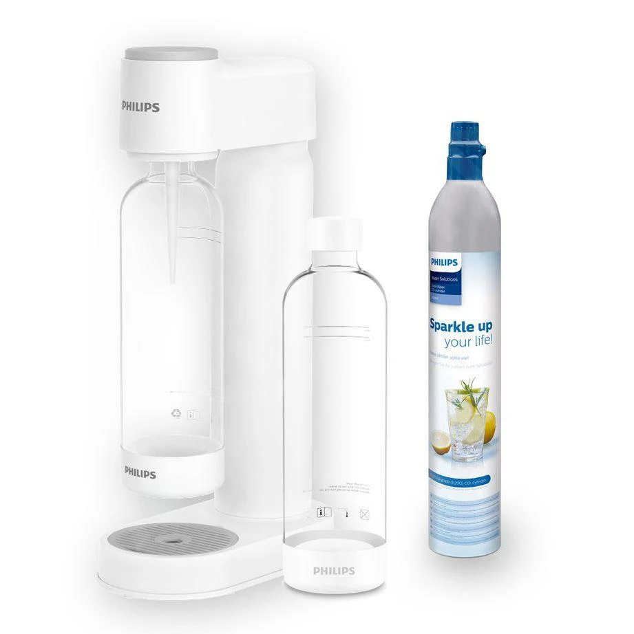 Philips GoZero - Machine à Soda Lite Avec Accessoires, Blanc ADD4901WH/10 3 Philips GoZero - Machine à Soda Lite Avec Accessoires, Blanc ADD4901WH/10