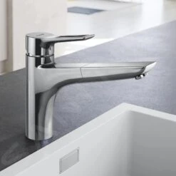 Kludi Mix - Mitigeur D&apos;évier Avec Bec Extractible, Chrome 329430562 -Cuisine Articles Magasin dd2eb8c4c966838bad3e7596