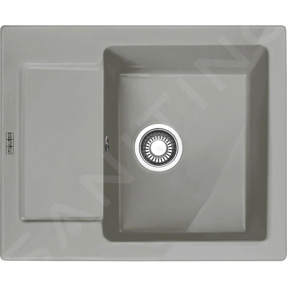 Franke Maris - Évier En Céramique MRK 611-62, 620x510 Mm, Perlgrau Matt 124.0380.344 3 Franke Maris - Évier En Céramique MRK 611-62, 620x510 Mm, Perlgrau Matt 124.0380.344
