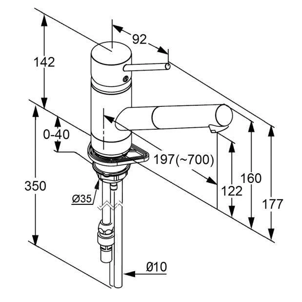 Kludi Scope - Mitigeur D’évier Avec Douchette Extractible, Chrome 339310575 4 Kludi Scope - Mitigeur D’évier Avec Douchette Extractible, Chrome 339310575 – Image 2