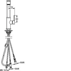 Hansa Ronda - Mitigeur D’évier Avec Douchette Extractible, Pour Chauffe-eau Instantané, Chrome 55231103 -Cuisine Articles Magasin e0cc058661a55ccc8bdf5025