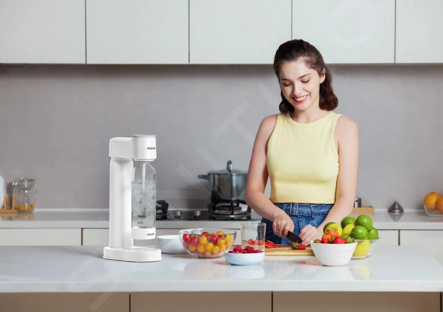 Philips GoZero - Machine à Soda Lite Avec Accessoires, Blanc ADD4901WH/10 12 Philips GoZero - Machine à Soda Lite Avec Accessoires, Blanc ADD4901WH/10 – Image 10