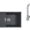 Franke Colonnes - Ensemble T76, évier En Tectonite S2D 611-100 Et Robinetterie SAMOA, Noir/chrome 143.0616.929 2 Franke Colonnes - Ensemble T76, évier En Tectonite S2D 611-100 Et Robinetterie SAMOA, Noir/chrome 143.0616.929 -Cuisine Articles Magasin e1bcc43842e6807f43a8467e