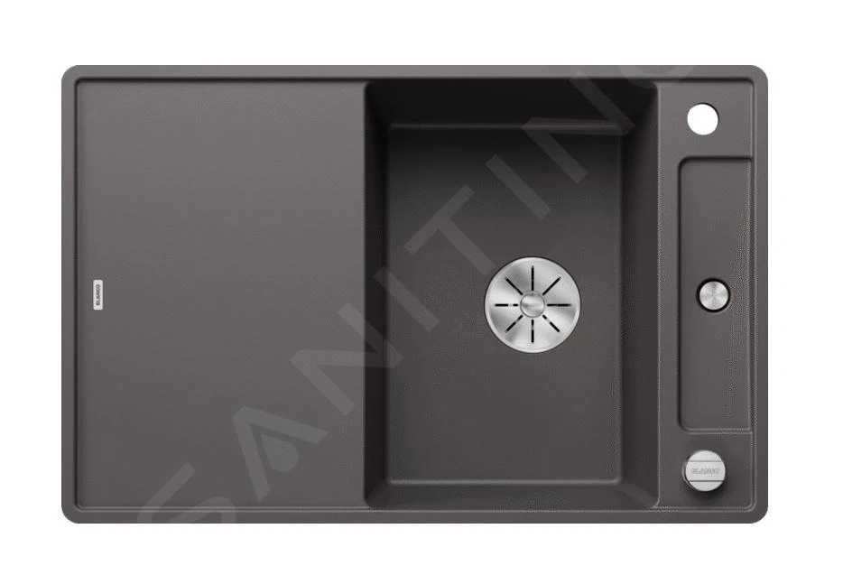 Blanco Axia III 45 - Évier En Silgranit, 770x500 Mm, Avec Commande De Vidage Et Accessoires, InFino, Gris Rocher 523200 3 Blanco Axia III 45 - Évier En Silgranit, 770x500 Mm, Avec Commande De Vidage Et Accessoires, InFino, Gris Rocher 523200