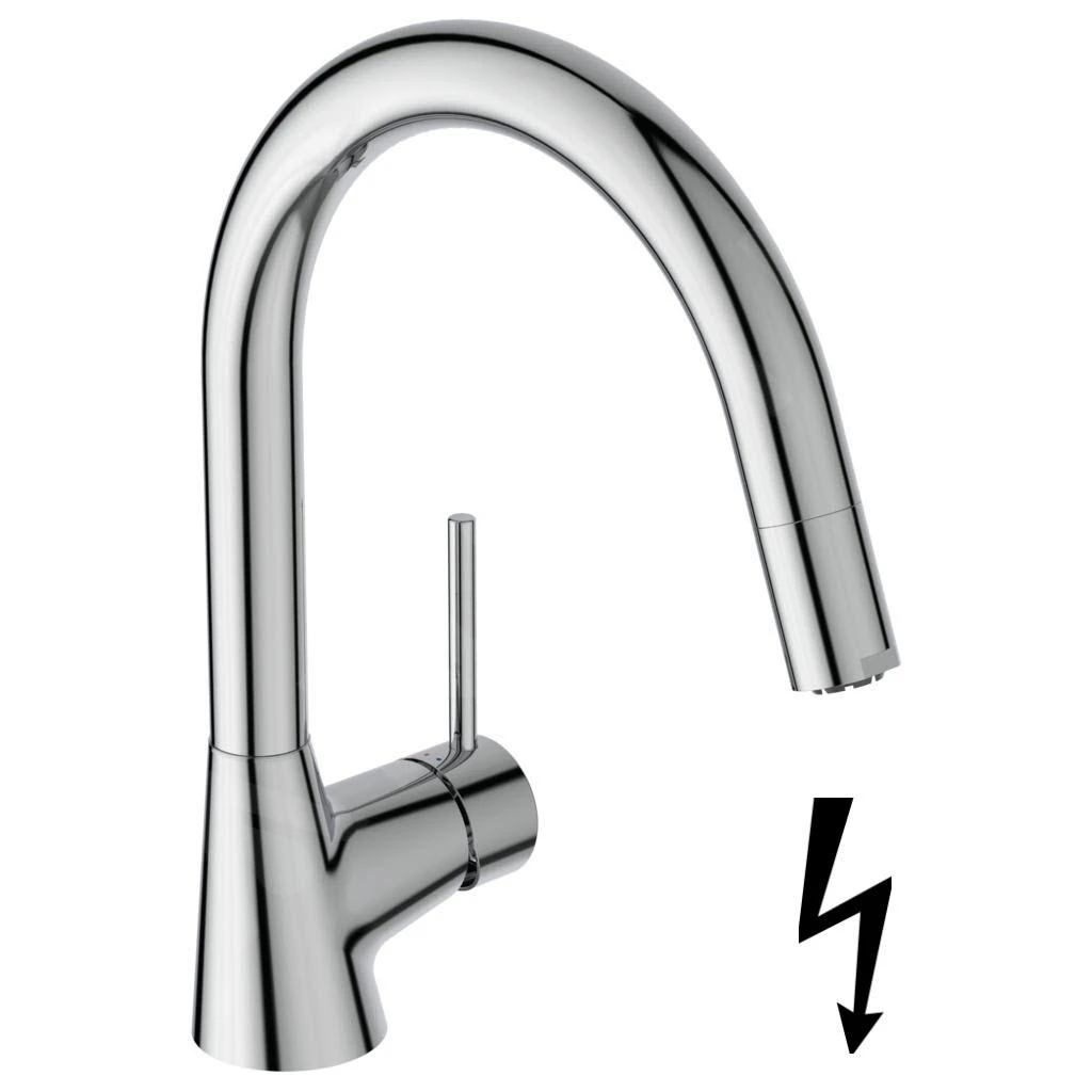 Ideal Standard Nora - Mitigeur D'évier Avec Bec Extractible, Chrome B9331AA 3 Ideal Standard Nora - Mitigeur D'évier Avec Bec Extractible, Chrome B9331AA
