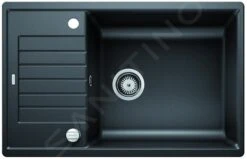 Blanco Zia XL 6 - Évier En Silgranit, 780x500 Mm, Avec Commande De Vidage, Noir 526018