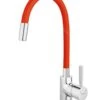Novaservis Ferro - Robinetterie D’évier Avec Bec Flexible, Rouge/chrome 70710,0CV -Cuisine Articles Magasin e74713c703c6494c5b429da6
