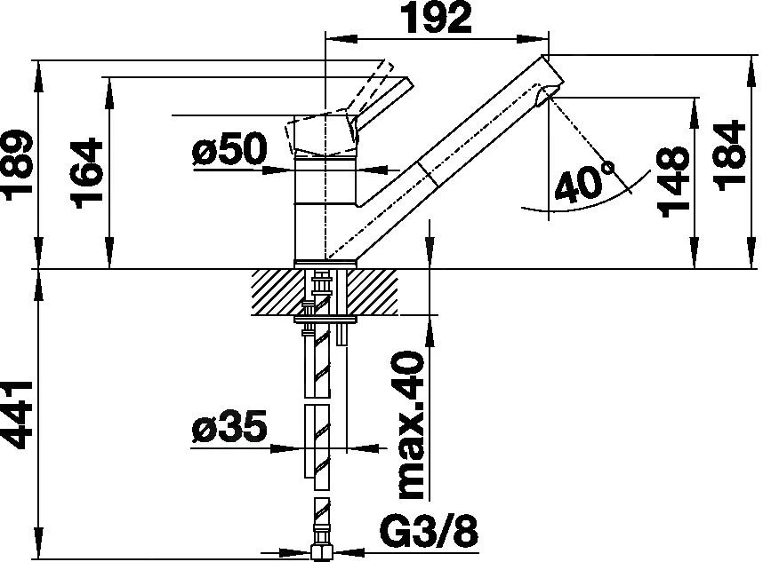 Blanco Antas S - Mitigeur D'évier Avec Bec Extractible, Blanc/chrome 515350 4 Blanco Antas S - Mitigeur D'évier Avec Bec Extractible, Blanc/chrome 515350 – Image 2