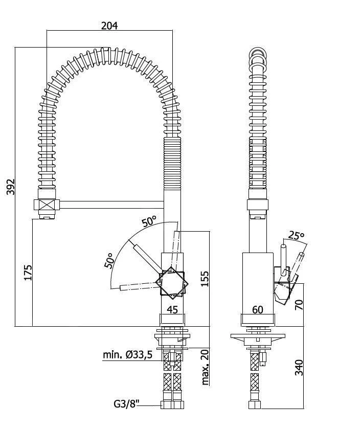 Paffoni Level - Mitigeur D’évier, Chrome LEA176CR 4 Paffoni Level - Mitigeur D’évier, Chrome LEA176CR – Image 2