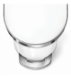 Simplehuman Poubelles - Poubelle 45 L Slim, Blanc CW2069 -Cuisine Articles Magasin e9764ab2334d1e49a9b4584b