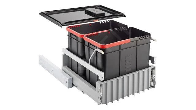 Franke Poubelle Tri Sélectif - Poubelle Encastrée 300-45 Duo 121.0150.144 3 Franke Poubelle Tri Sélectif - Poubelle Encastrée 300-45 Duo 121.0150.144