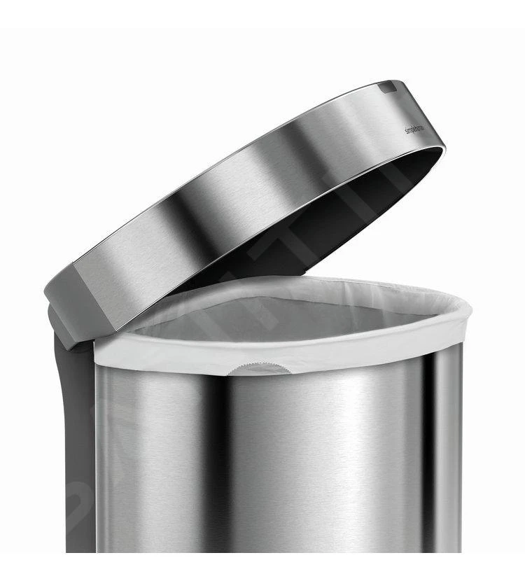 Simplehuman Poubelles - Poubelle Sans Contact Avec Commande De Mouvement , 45 L, Inox Brossé ST2009 9 Simplehuman Poubelles - Poubelle Sans Contact Avec Commande De Mouvement , 45 L, Inox Brossé ST2009 – Image 7