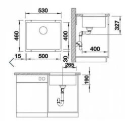 Blanco Rotan 500 - Évier En Silgranit, 530x460 Mm, Noir 526098 5 Blanco Rotan 500 - Évier En Silgranit, 530x460 Mm, Noir 526098 -Cuisine Articles Magasin ef4718f4047c61457be29521
