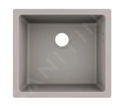Hansgrohe Éviers - Evier Encastré Granit S510-U450, Béton Gris 43431380