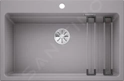 Blanco Etagon 8 - Évier En Silgranite, 780x510 Mm, Avec Rails, InFino, Aluminium 525179