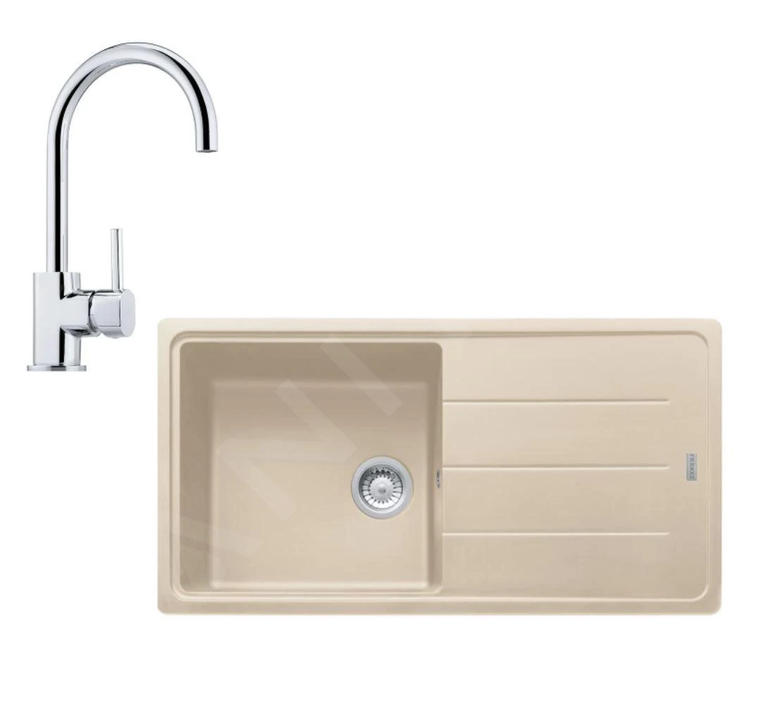 Franke Colonnes - Ensemble De Cuisine G134, évier En Fragranit BFG 611 Et Mitigeur FC 650.031, Sahara / Chrome 114.0510.308 3 Franke Colonnes - Ensemble De Cuisine G134, évier En Fragranit BFG 611 Et Mitigeur FC 650.031, Sahara / Chrome 114.0510.308