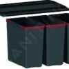 Franke Poubelle Tri Sélectif - Poubelle Encastrable Easysort 600-3-0 121.0494.192 -Cuisine Articles Magasin f3baf49dc790251ab2105047