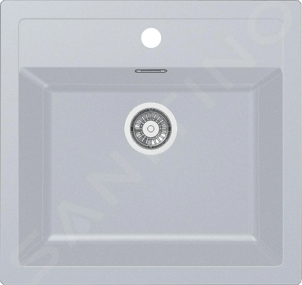 Franke Sirius - Évier En Tectonite SID 610, 560x530 Mm, Blanc 114.0284.165 3 Franke Sirius - Évier En Tectonite SID 610, 560x530 Mm, Blanc 114.0284.165
