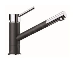 Blanco Kano - Mitigeur D&apos;évier, Noir / Chrome 526175