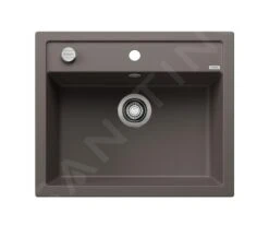 Blanco Dalago 6 - Évier En Silgranit, 615x510 Mm, Avec Commande Du Vidage, Gris 527246