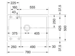 Franke Maris - Évier En Fragranit MRG 611-78 BB, 780x500 Mm, Sahara 114.0363.189 -Cuisine Articles Magasin f78616122f015b48bd5c2e26