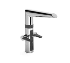 Hansa Fit - Mitigeur électronique D’évier Hybrid, Noir/ Chrome 65232213