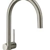 Hansgrohe M54 - Mitigeur D&apos;évier Talis, Simili Inox 72804800