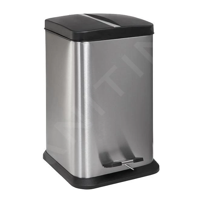 Sanela Poubelles En Inox - Poubelle En Inox, 6 Litres, Mat SLZN 78X